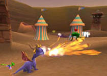 une photo d'Ã©cran de Spyro le Dragon sur Sony Playstation